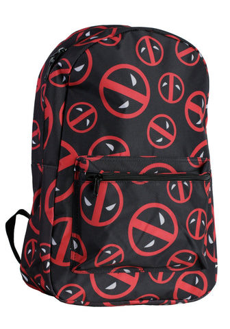 Marvel Deadpool Symbol Logo All Over Print Backpack