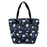 J World New York Women's Sunrise Rolling Backpack Travel Tote, Night Bloom, One Size