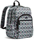 Vera Bradley Campus Tech Backpack in Paisley Stripes Signature Cotton