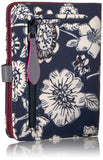 Vera Bradley Women's Midtown RFID Passport Wallet, Midnight Floral, One Size