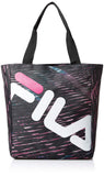 Fila Women's Margaret Tote Travel, Stripes Static Pink, One Size