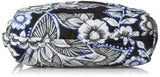 Vera Bradley Women's Signature Cotton Mini Cosmetic Makeup Bag, Snow Lotus, One Size