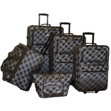 American Flyer Luggage Pemberly Buckles 5 Piece Set, One Size