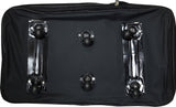 Charlie Sports 40" Rolling Wheeled Duffle Bag Spinner Suitcase Luggage Expandable, Black