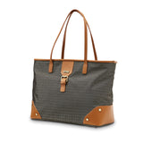 Hartmann Luxe 18" Shoulder Bag Terracotta Jacquard