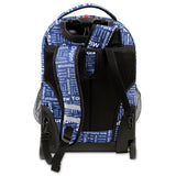 J World New York Sunrise Rolling Backpack, Road Trip
