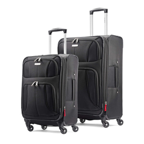 Samsonite Aspire xLite Expandable Softside 2-Piece Luggage Set (20/29) with Spinner Wheels, Black