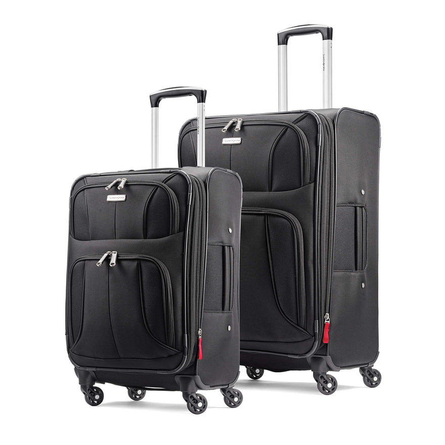 Samsonite Aspire xLite Expandable Softside 2-Piece Luggage Set (20/29) with Spinner Wheels, Black
