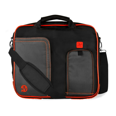 Red Pindar Messenger Bag for HP SlateBook x2, HP Omni 10, HP Slate 10 HD Tablets