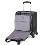 Samsonite Underseat Spinner with USB Port Carry-On Luggage, Jet Black, One Size