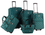 American Flyer Luggage Pemberly Buckles 5 Piece Set, One Size