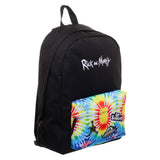 Rick And Morty Tye Dye Backpack  Rick And Morty Inspired Tye Dye Bag