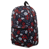 Marvel Deadpool Bag Sublimated Backpack - Deadpool Backpack Great Deadpool Gift