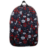 Marvel Deadpool Bag Sublimated Backpack - Deadpool Backpack Great Deadpool Gift