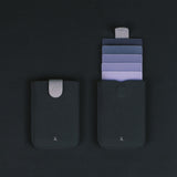 DAX V2 Mini Slim Portable Card Holders Pulled Design Men Wallet Gradient Color 5 Cards Money Short Women Purse