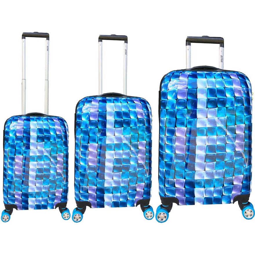 ATM 3D Blue 3 Piece Spinner Set