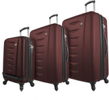 Mia Toro Tasca Moderna Hardside Spinner 3 Piece Set 