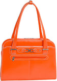 McKlein W Series Oak Grove Leather FlyThrough Ladies Briefcase - Luggage Factory