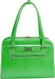 McKlein W Series Oak Grove Leather FlyThrough Ladies Briefcase - Luggage Factory