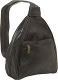 LeDonne Leather Ladies Sling Backpack/Purse