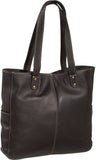 LeDonne Leather Double Strap Rivet Tote
