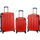 Rockland Luggage Sonic 3 Piece Hardside Spinner Luggage Set