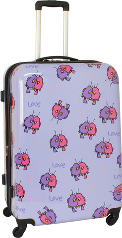 Ed Heck Multi Love Birds 28in Hardside Spinner