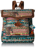 Sakroots Colette Convertible Backpack, Aqua One World