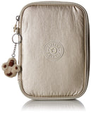 Kipling 100 Pens Pencil, Essential Everyday Case, Zip Closure, Cloud Grey Metallic, One Size