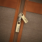 Hartmann Herringbone Deluxe Weekend Duffel, Terracotta