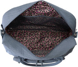 Vera Bradley Women's Microfiber Weekender, Charcoal