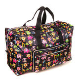 Foldable Travel Bag Women Large Capacity Portable Shoulder Duffle Bag Cartoon Printing Waterproof Weekend Luggage Tote