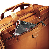 Samsonite Vachetta Leather 2 Pocket Business Case Tan