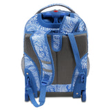 J World New York Sunrise Rolling Backpack, Wave, 18"
