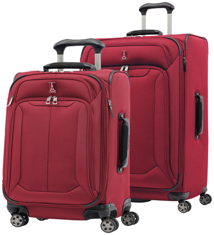 Travelpro Skypro Lite 2-Piece Expandable 8-Wheel Luggage Spinner Set: 29" and 21" (Merlot)
