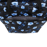 J World New York Women's Sunrise Rolling Backpack Travel Tote, Night Bloom, One Size