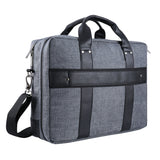 Vangoddy Chrono Series Grey Messenger Tote Bag for 17.3" Tablet Laptop Notebook Chromebook Macbook Ultrabook