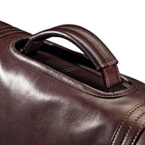 Samsonite Colombian Leather Flapover Briefcase, Brown
