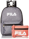 Fila Women's Hailee 13-in Backpack Fashion, Heather Grey, One Size