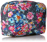Vera Bradley Iconic Large Cosmetic, Signature Cotton, pretty Posies