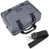 Vangoddy Chrono Series Grey Messenger Tote Bag for 17.3" Tablet Laptop Notebook Chromebook Macbook Ultrabook