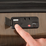 Numinous London Smart Executive 24" Hardside Spinner, Gold Brush