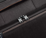 AmazonBasics Belltown Softside Rolling Spinner Suitcase Luggage - 25 Inch, Heather Black