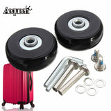 AEQUEEN Luggage Suitcase Wheels OD 50 1.97 Inch ID 6 W 18 Axles 35 Repair Set Replacement Luggage