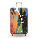Abstract Luggage Cover Travel Suitcase Protector Suit For 18-32 Size Trolley Case Dust Travel