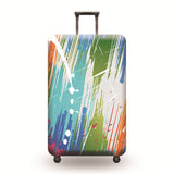 Abstract Luggage Cover Travel Suitcase Protector Suit For 18-32 Size Trolley Case Dust Travel
