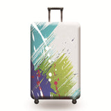 Abstract Luggage Cover Travel Suitcase Protector Suit For 18-32 Size Trolley Case Dust Travel