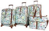 Lily Bloom Luggage 4 Piece Suitcase Collection With Spinner Wheels For Woman (Bliss): Gateway