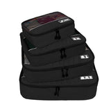 BAGSMART New Breathable Travel Bag 4 Set Packing Cubes Luggage Packing Organizers Weekend Bag