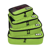 BAGSMART New Breathable Travel Bag 4 Set Packing Cubes Luggage Packing Organizers Weekend Bag